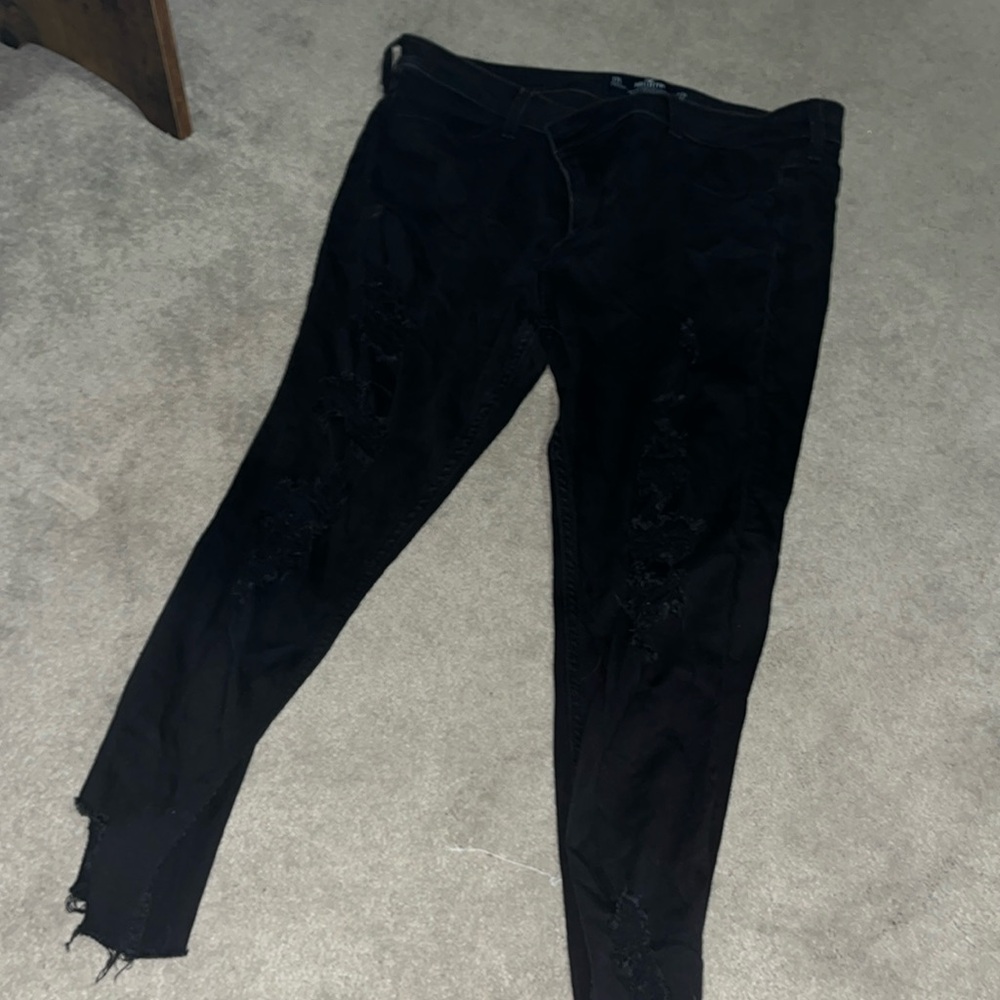 High rise crop Jean leggings